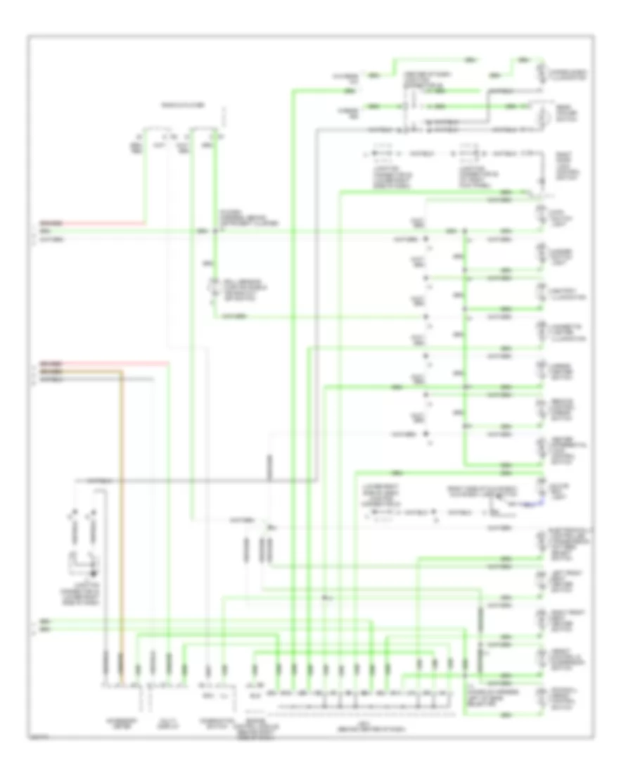 Instrument Illumination Wiring Diagram with Navigation 2 of 2 for Lexus GX 470 2005