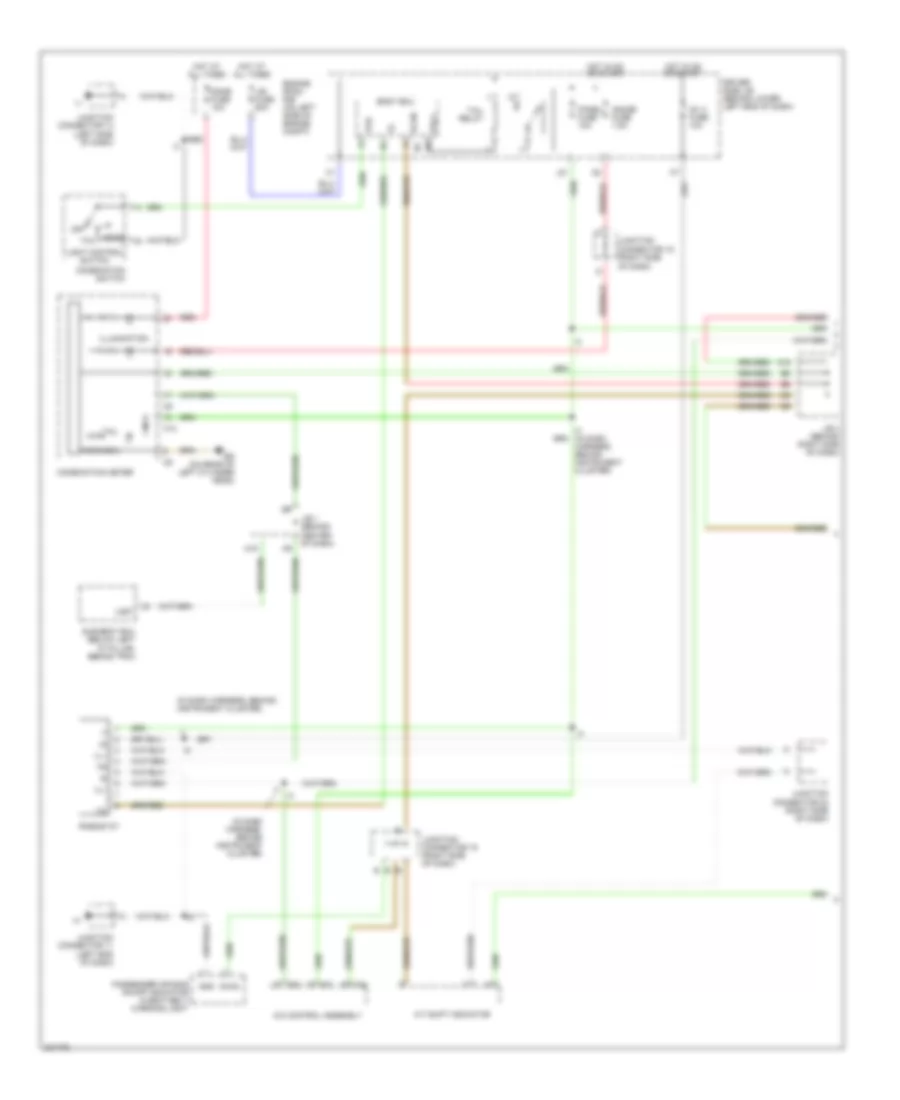 Instrument Illumination Wiring Diagram without Navigation 1 of 2 for Lexus GX 470 2005