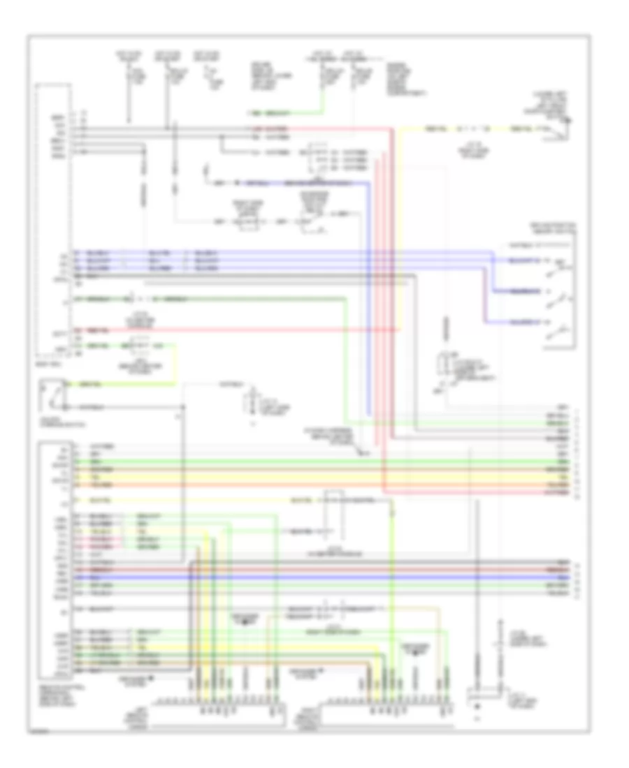 Memory Systems Wiring Diagram 1 of 3 for Lexus GX 470 2005