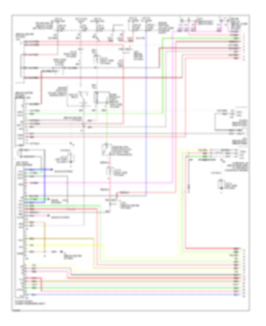 Navigation Wiring Diagram, without Rear Entertainment (1 of 3) for Lexus GX 470 2005