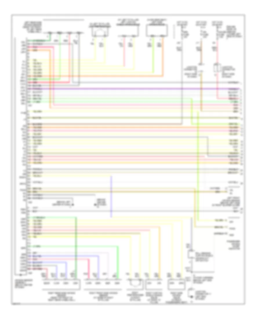 Supplemental Restraints Wiring Diagram 1 of 2 for Lexus GX 470 2005