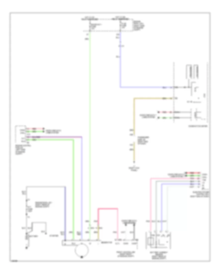 Charging Wiring Diagram for Lexus LS 460 2014