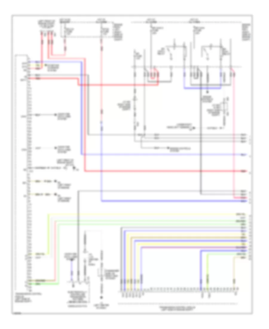 Transmission Wiring Diagram 1 of 4 for Lexus LS 460 2014