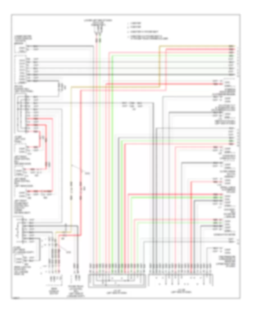 High Low Bus Wiring Diagram 1 of 3 for Lexus LS 460 2014