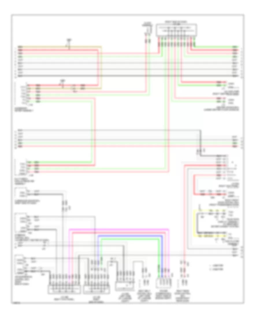 HighLow Bus Wiring Diagram (2 of 3) for Lexus LS 460 2014