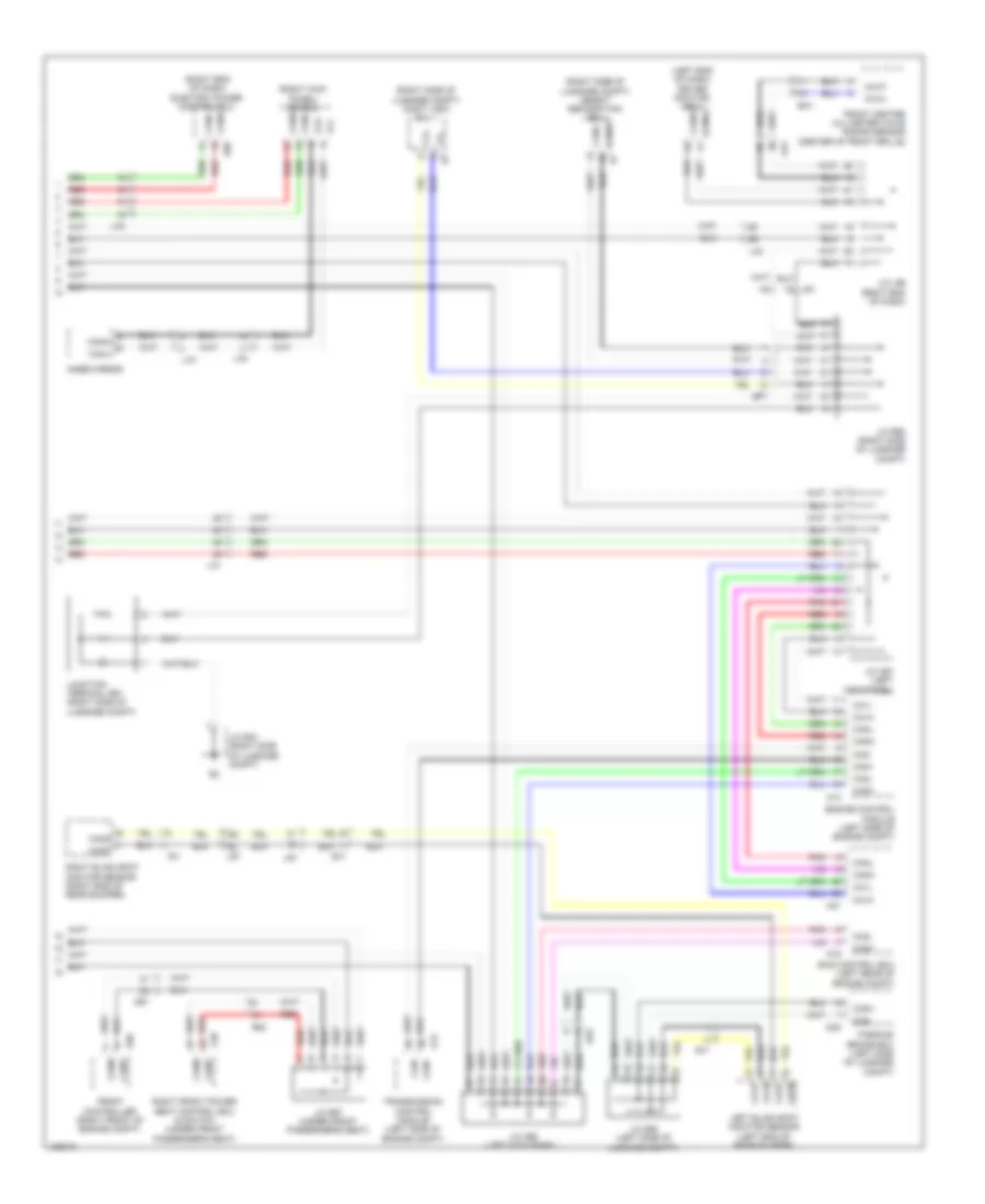 High Low Bus Wiring Diagram 3 of 3 for Lexus LS 460 2014