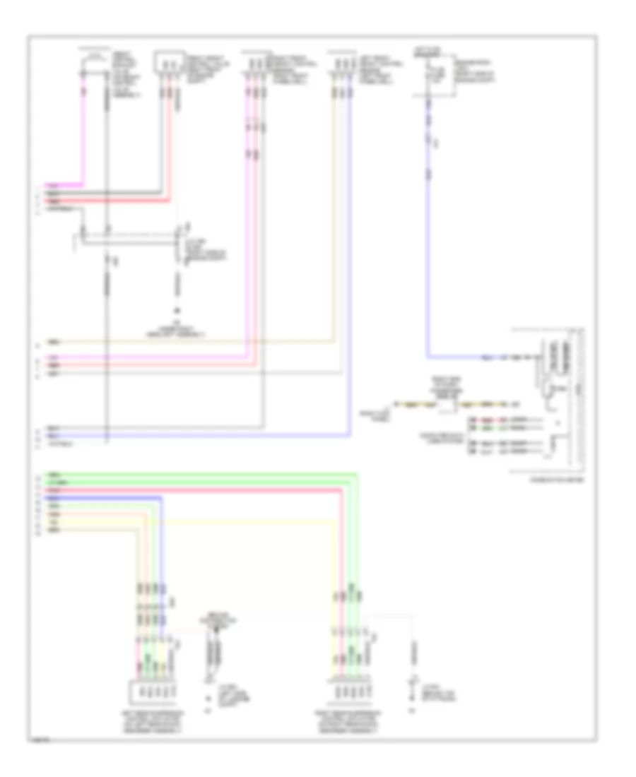 Electronic Suspension Wiring Diagram (3 of 3) for Lexus LS 460 2014
