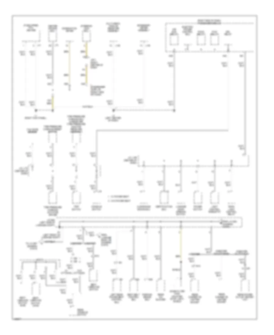 Ground Distribution Wiring Diagram (4 of 6) for Lexus LS 460 2014