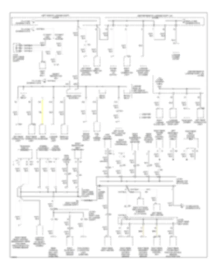 Ground Distribution Wiring Diagram 5 of 6 for Lexus LS 460 2014