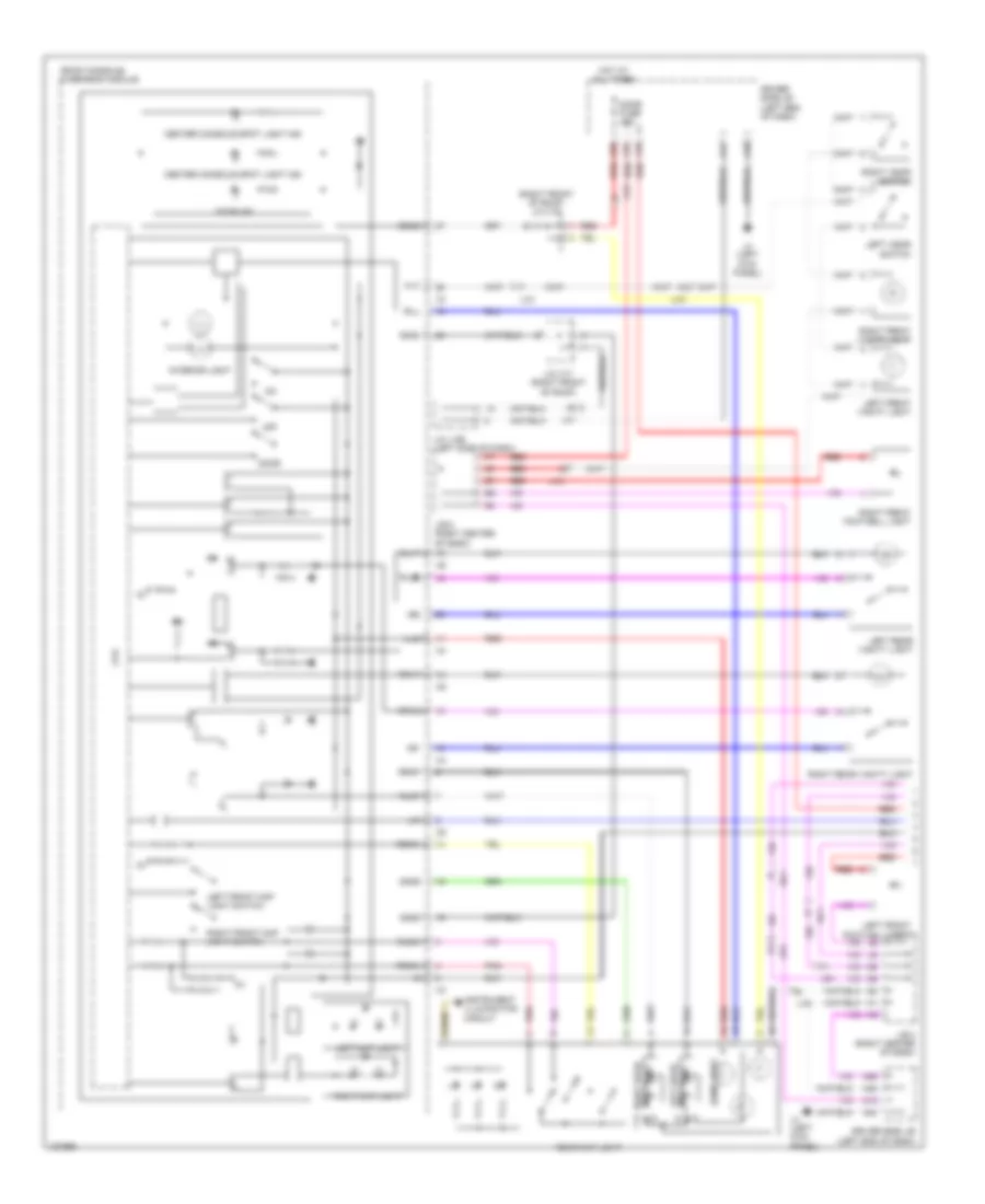 Courtesy Lamps Wiring Diagram 1 of 3 for Lexus LS 460 2014