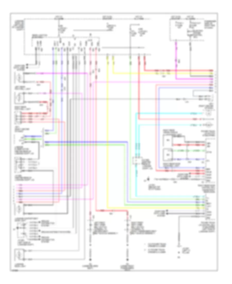 Courtesy Lamps Wiring Diagram 2 of 3 for Lexus LS 460 2014