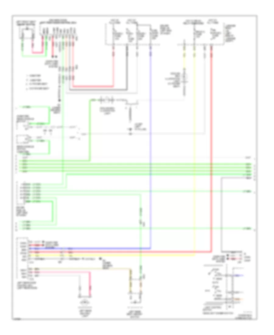 Instrument Illumination Wiring Diagram (2 of 5) for Lexus LS 460 2014