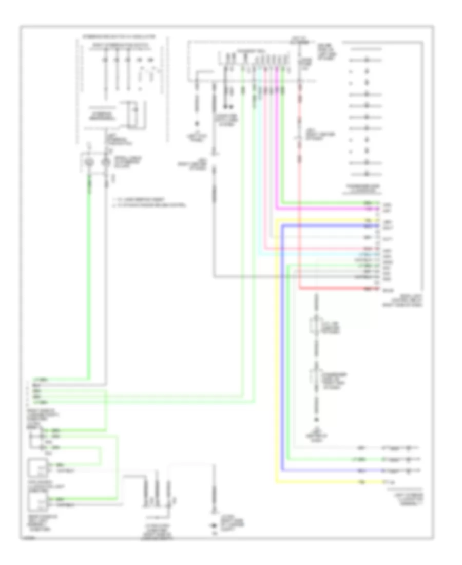 Instrument Illumination Wiring Diagram 5 of 5 for Lexus LS 460 2014