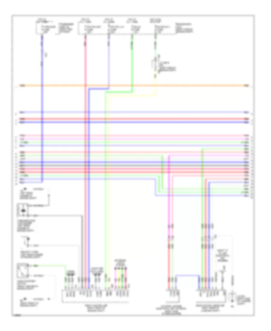 Power Door Locks Wiring Diagram (6 of 7) for Lexus LS 460 2014