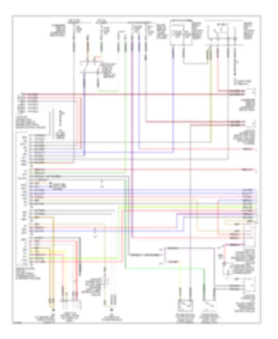 Cruise Control Wiring Diagram 1 of 2 for Lexus IS 300 2005