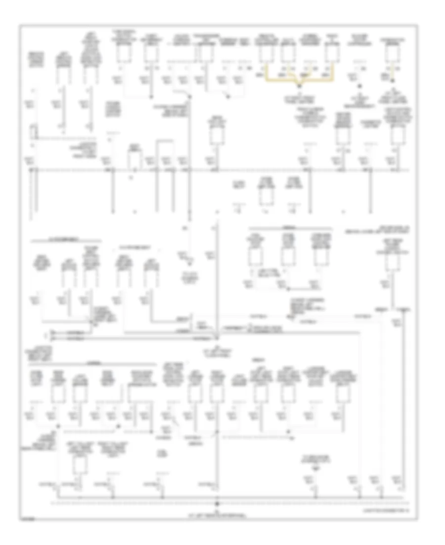 Ground Distribution Wiring Diagram 1 of 3 for Lexus IS 300 2005