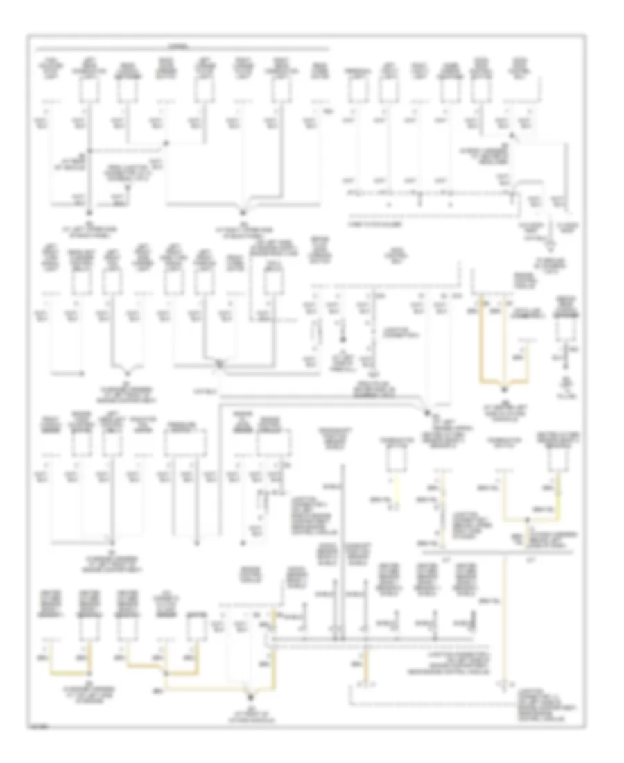 Ground Distribution Wiring Diagram (2 of 3) for Lexus IS 300 2005
