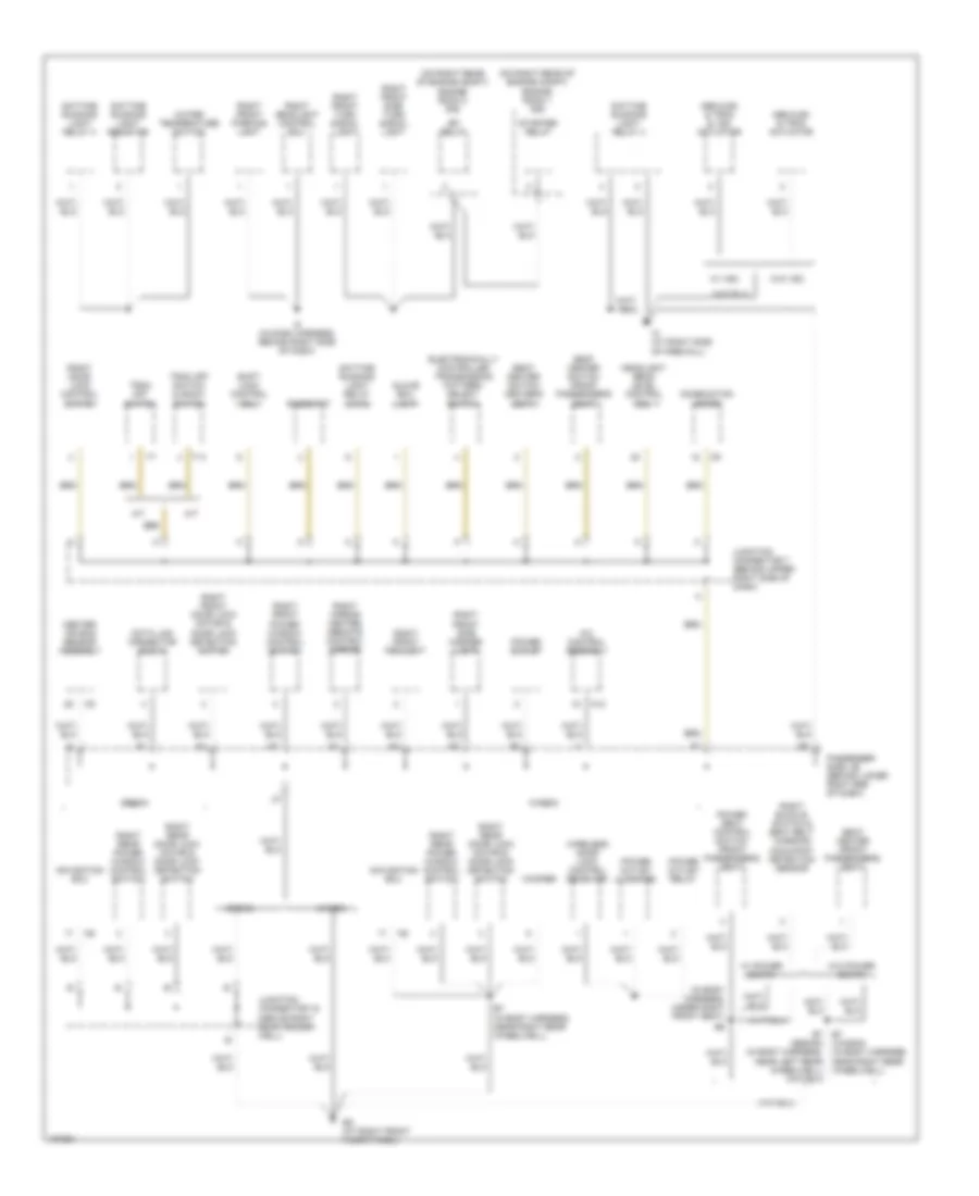 Ground Distribution Wiring Diagram (3 of 3) for Lexus IS 300 2005