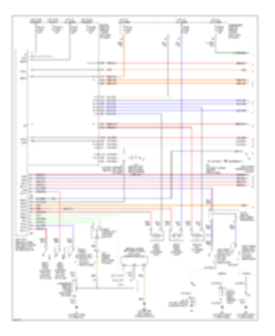 Courtesy Lamps Wiring Diagram 1 of 2 for Lexus IS 300 2005
