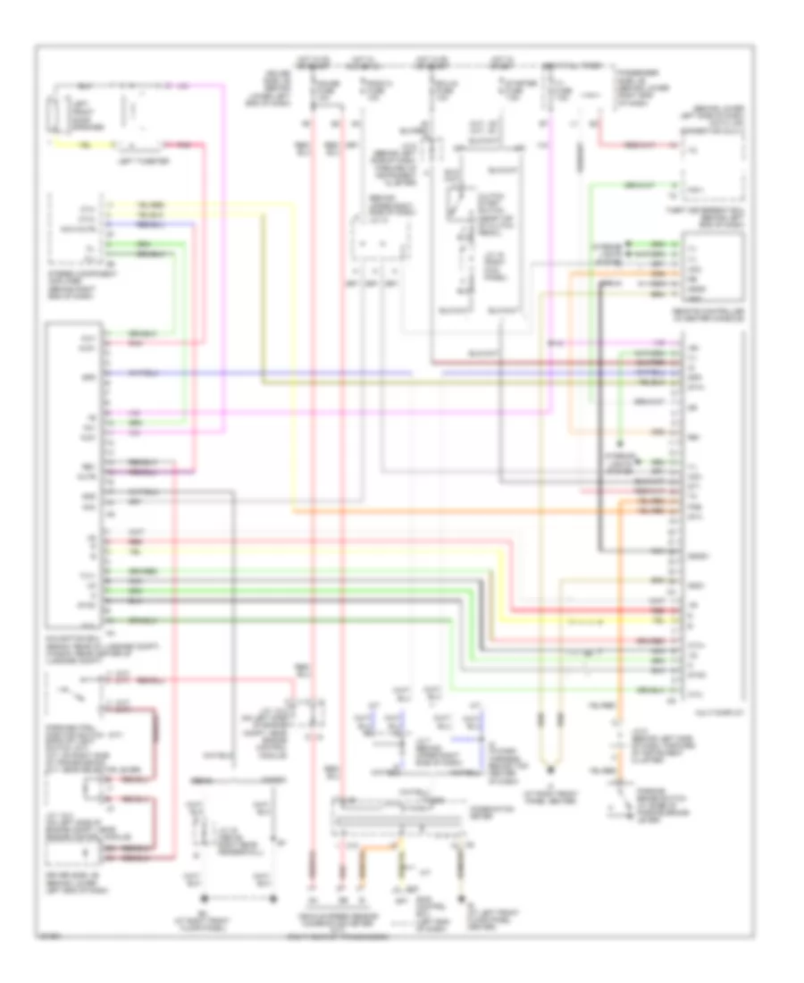 Navigation Wiring Diagram for Lexus IS 300 2005