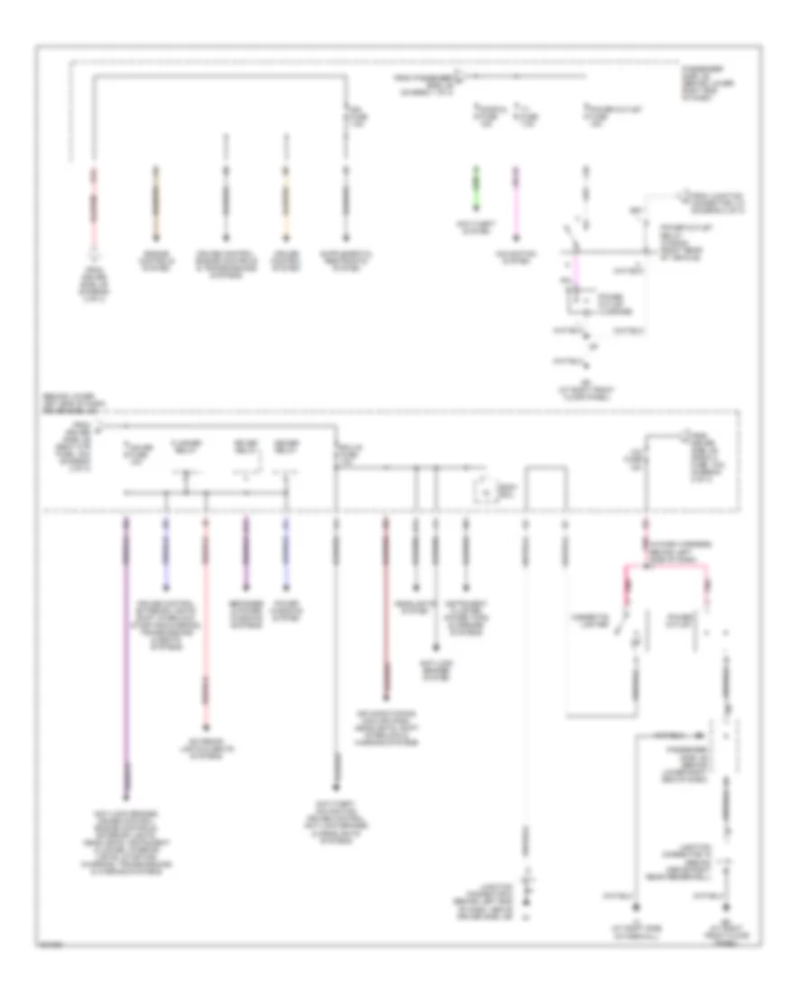 Power Distribution Wiring Diagram (3 of 3) for Lexus IS 300 2005