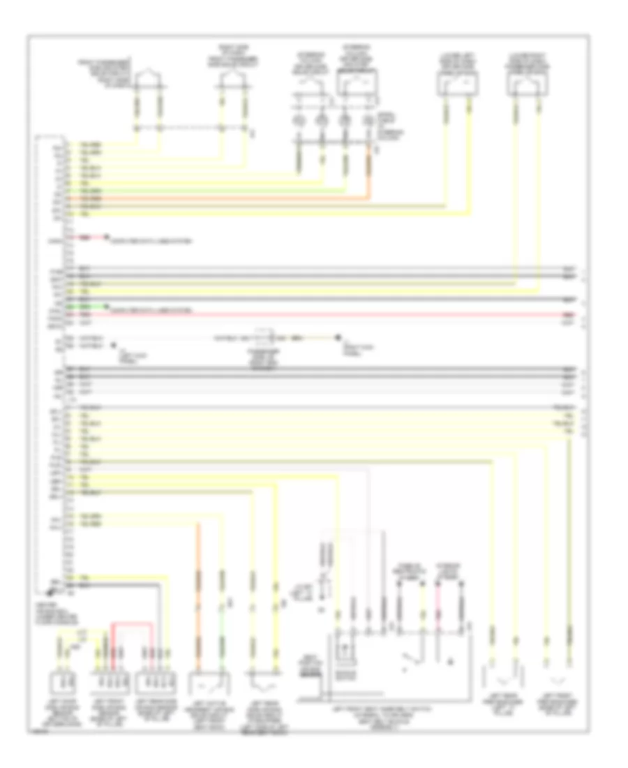 Supplemental Restraint Wiring Diagram (1 of 3) for Lexus LS 460 F Sport 2014