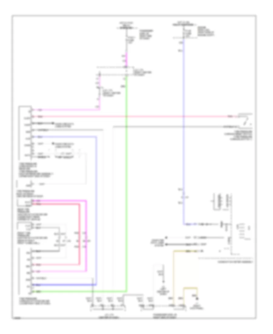 Tire Pressure Monitoring Wiring Diagram for Lexus LS 460 F Sport 2014