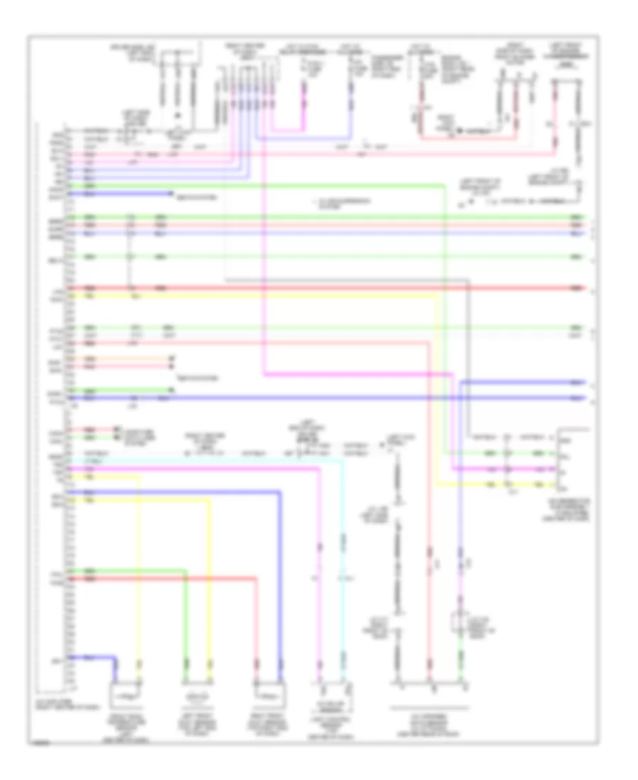 Automatic A C Wiring Diagram 1 of 5 for Lexus LS 460 F Sport 2014