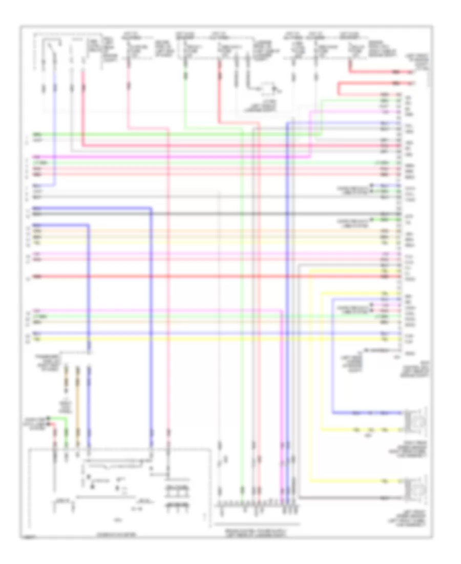 Anti-lock Brakes Wiring Diagram, with Vehicle Dynamics Integrated Management (3 of 3) for Lexus LS 460 F Sport 2014