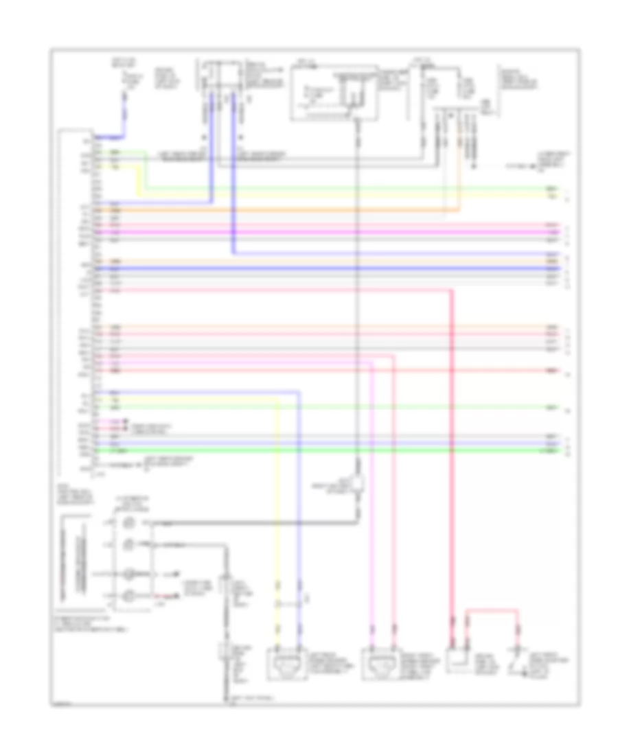 Anti lock Brakes Wiring Diagram without Vehicle Dynamics Integrated Management 1 of 3 for Lexus LS 460 F Sport 2014