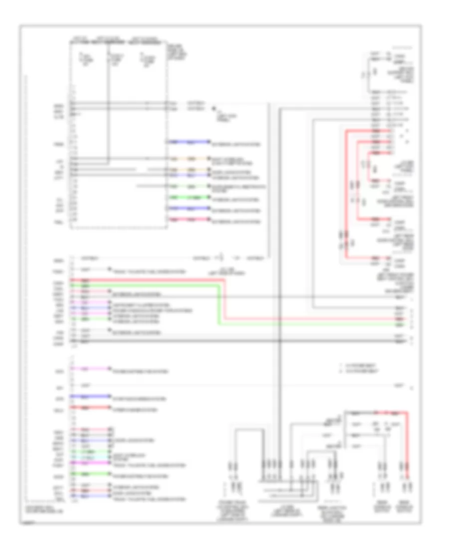 Body ECU Wiring Diagram 1 of 3 for Lexus LS 460 F Sport 2014