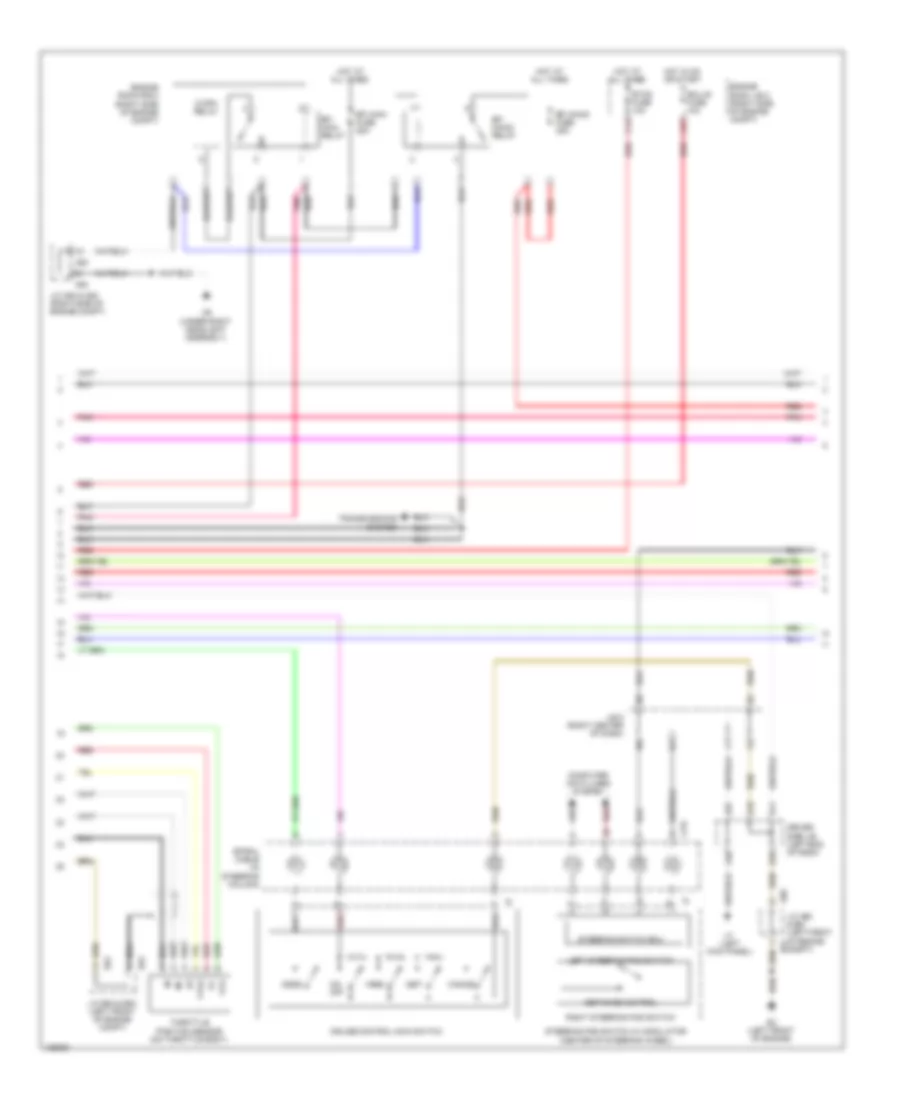 Cruise Control Wiring Diagram, with Dynamic Radar Controls (2 of 3) for Lexus LS 460 F Sport 2014