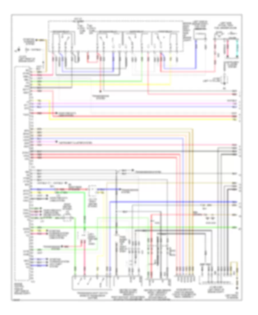 4 6L Engine Performance Wiring Diagram 1 of 7 for Lexus LS 460 F Sport 2014