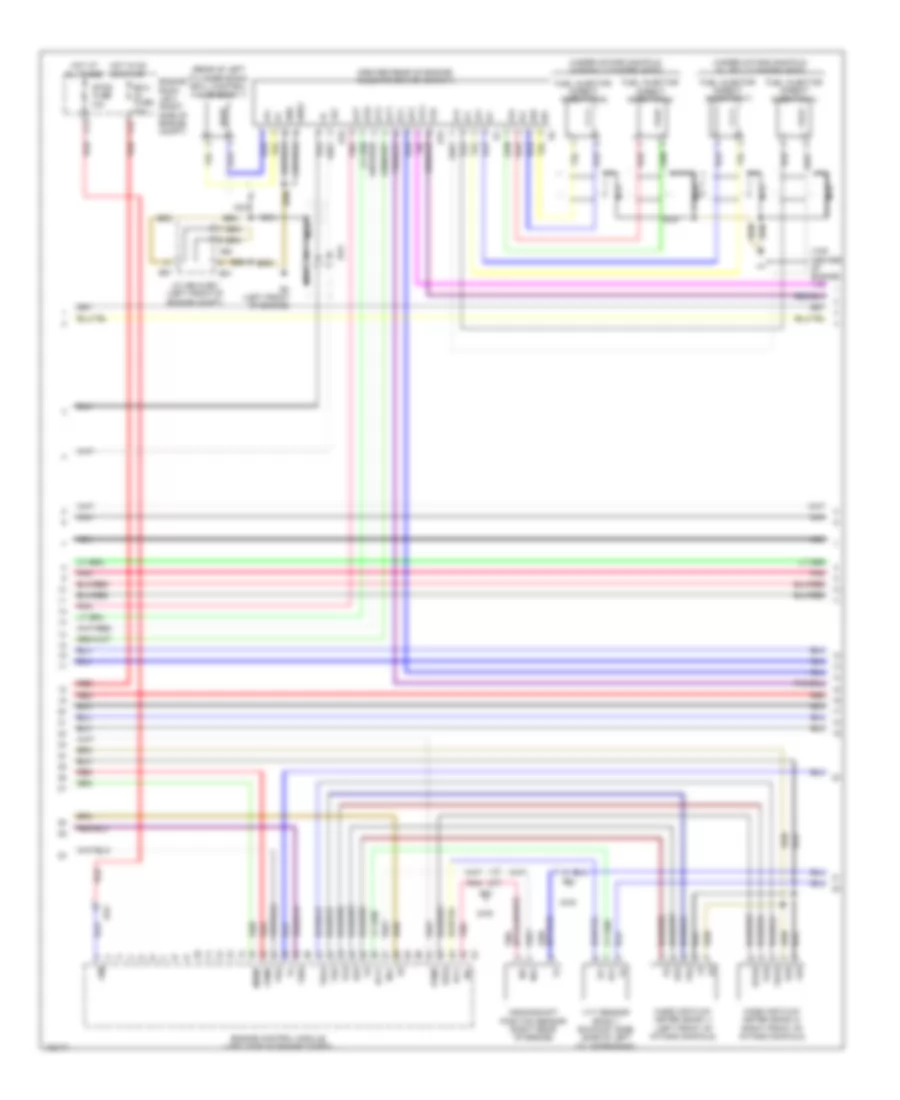 4.6L, Engine Performance Wiring Diagram (5 of 7) for Lexus LS 460 F Sport 2014