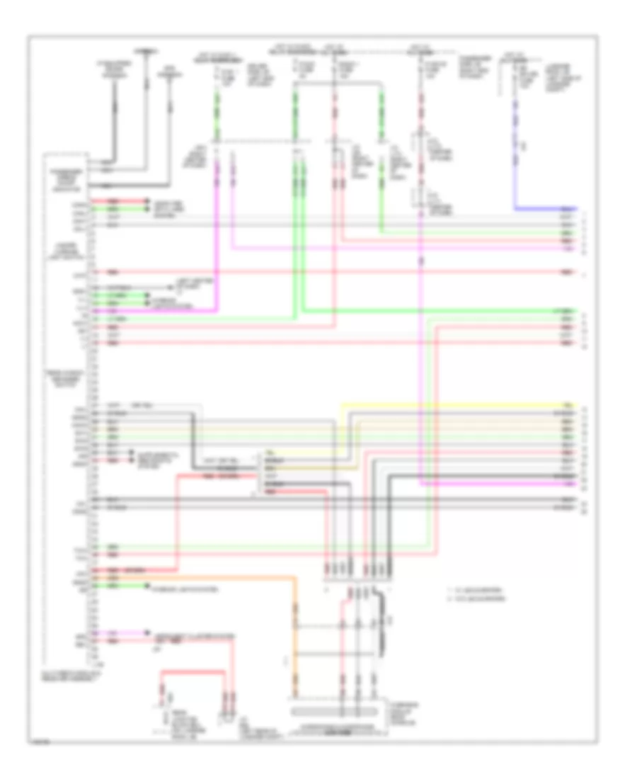Navigation Wiring Diagram (1 of 6) for Lexus LS 460 F Sport 2014