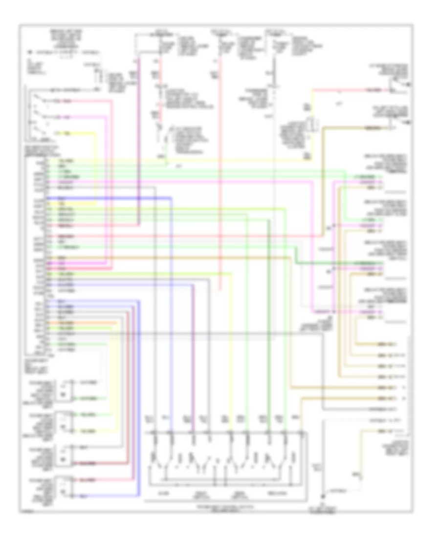 Memory Systems Wiring Diagram for Lexus IS 300 SportCross 2005