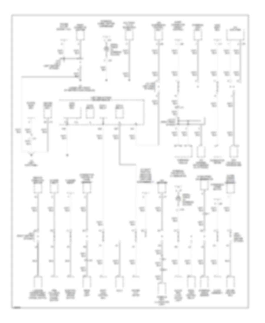 Ground Distribution Wiring Diagram 3 of 6 for Lexus LS 460 L 2014