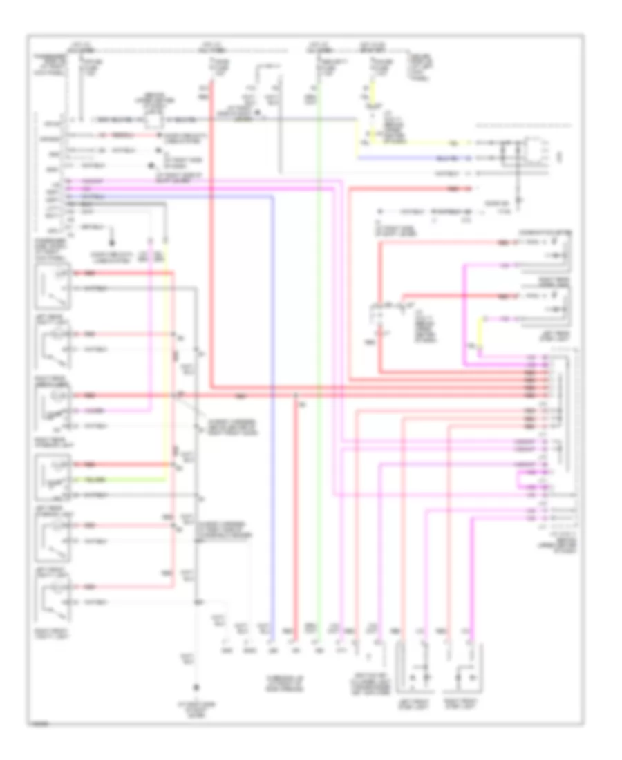 Courtesy Lamps Wiring Diagram 1 of 2 for Lexus LS 430 2005