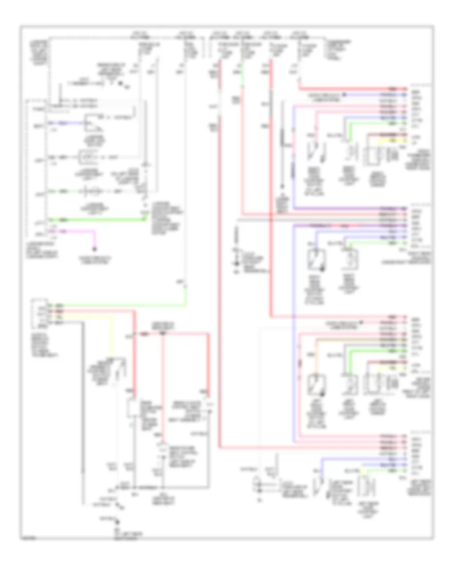 Courtesy Lamps Wiring Diagram 2 of 2 for Lexus LS 430 2005