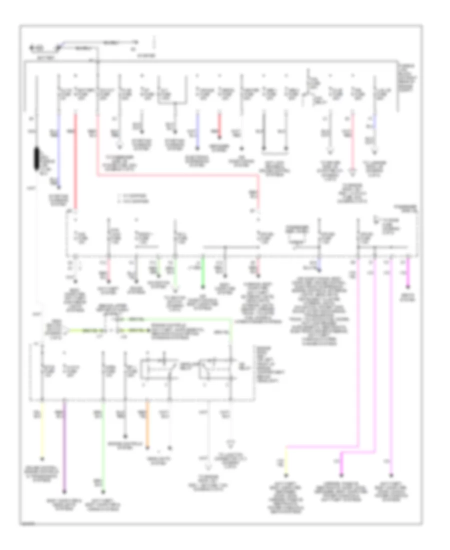 Power Distribution Wiring Diagram 1 of 5 for Lexus LS 430 2005