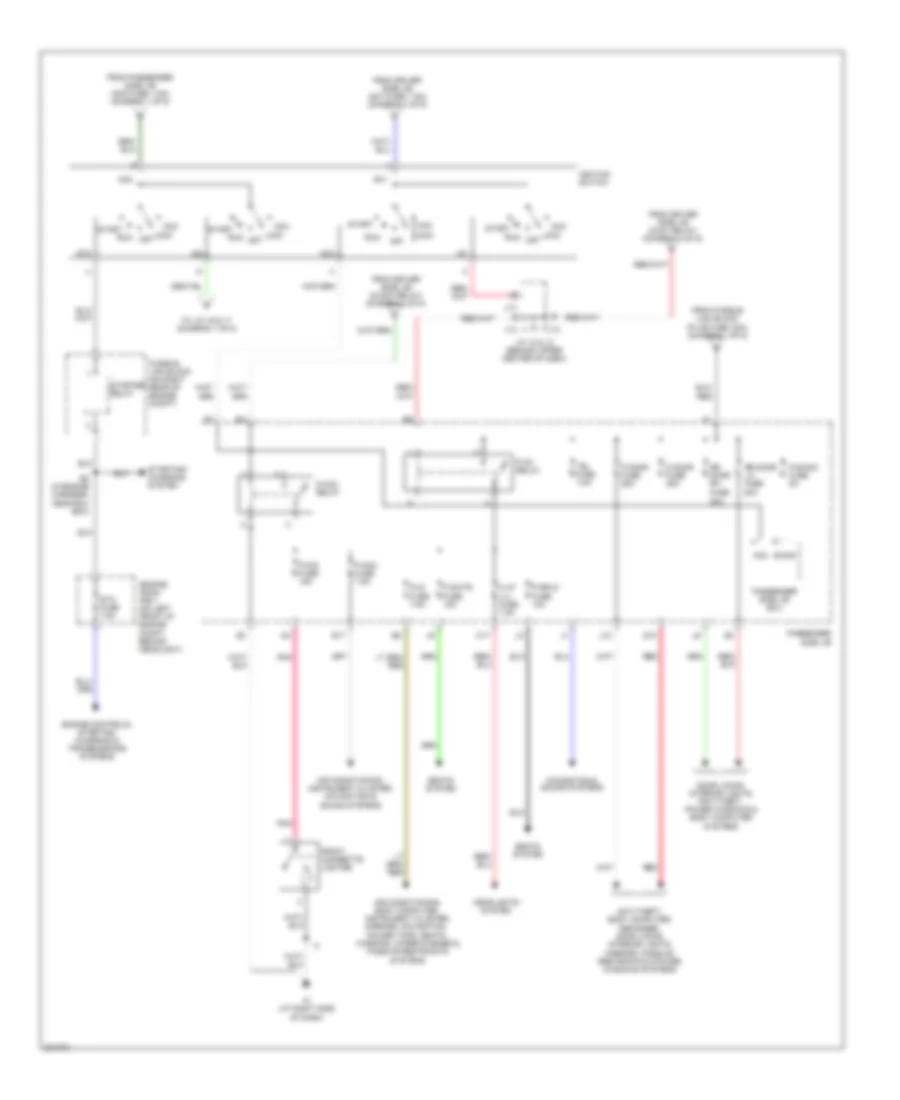 Power Distribution Wiring Diagram (3 of 5) for Lexus LS 430 2005