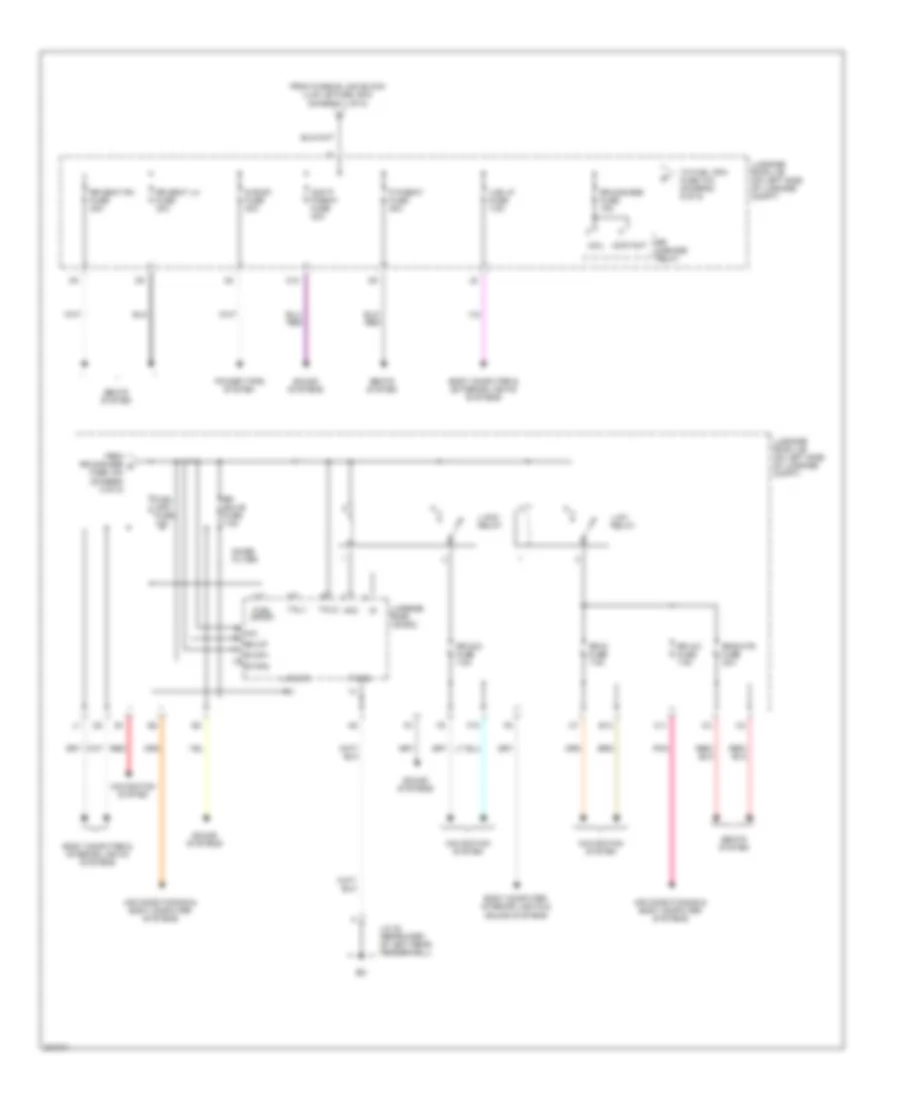 Power Distribution Wiring Diagram (5 of 5) for Lexus LS 430 2005