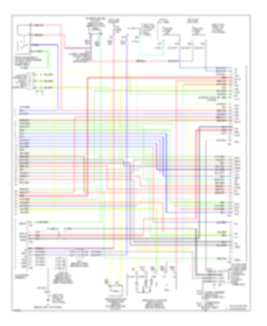 Automatic A C Wiring Diagram Rear 2 of 2 for Lexus LX 470 2005