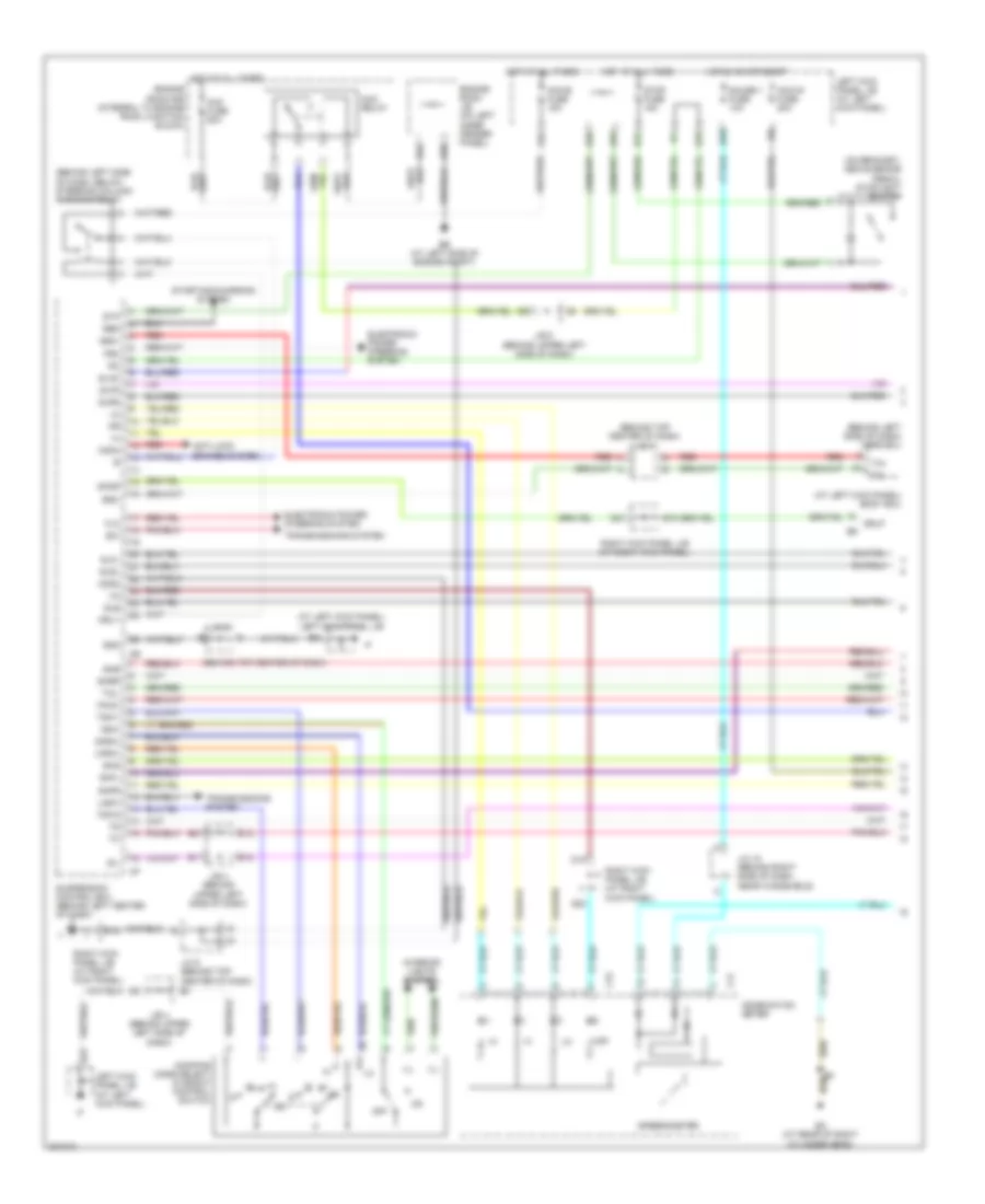 Electronic Suspension Wiring Diagram 1 of 2 for Lexus LX 470 2005