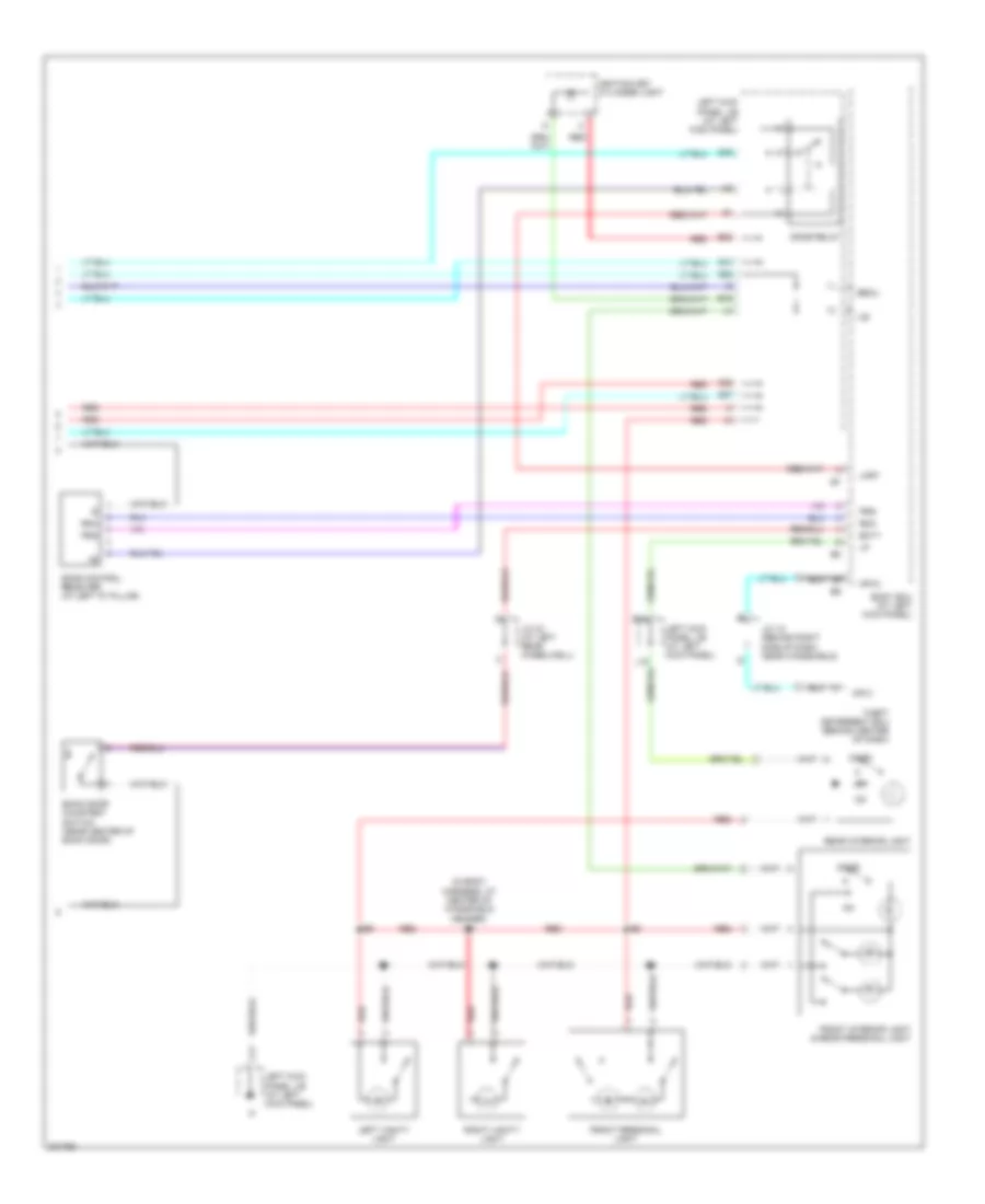 Courtesy Lamps Wiring Diagram (3 of 3) for Lexus LX 470 2005