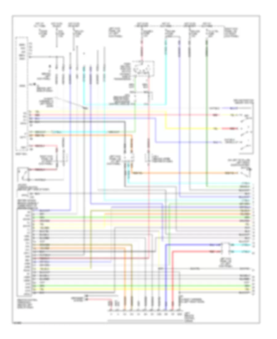 Memory Systems Wiring Diagram 1 of 3 for Lexus LX 470 2005