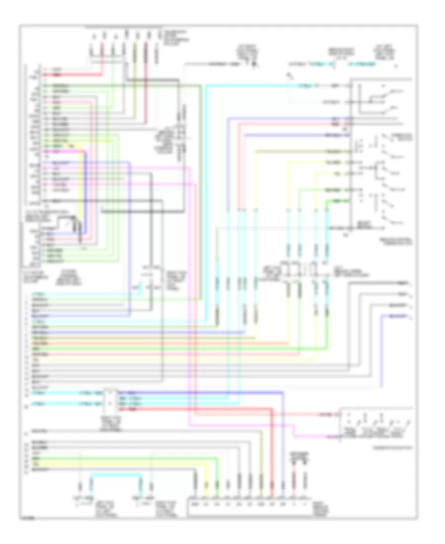 Memory Systems Wiring Diagram 2 of 3 for Lexus LX 470 2005