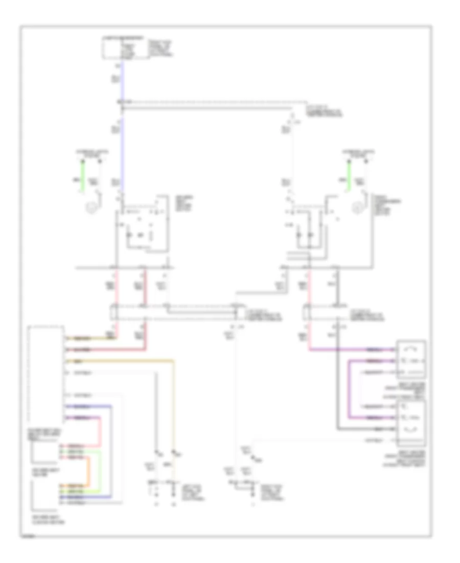 Heated Seats Wiring Diagram for Lexus LX 470 2005