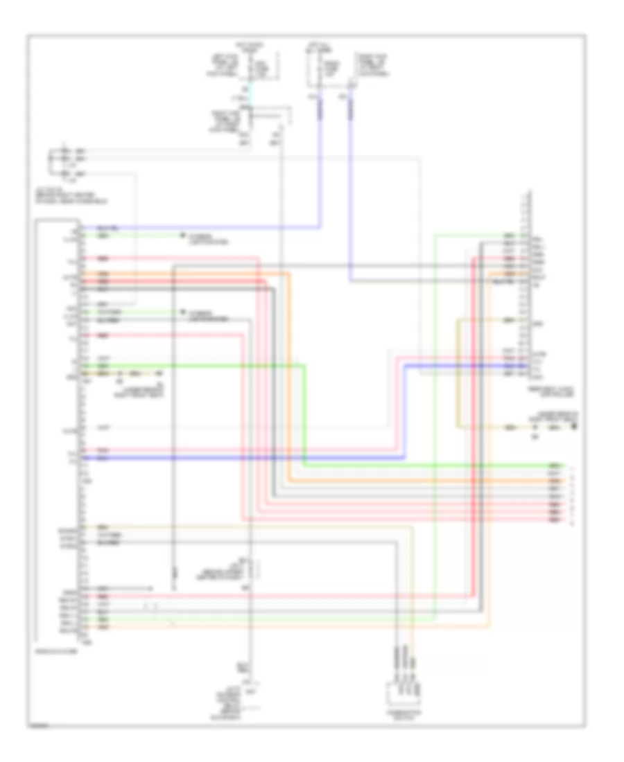 Radio Wiring Diagram without Navigation 1 of 2 for Lexus LX 470 2005