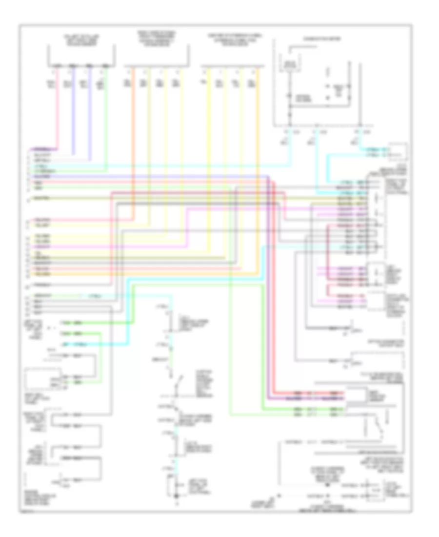 Supplemental Restraints Wiring Diagram (2 of 2) for Lexus LX 470 2005